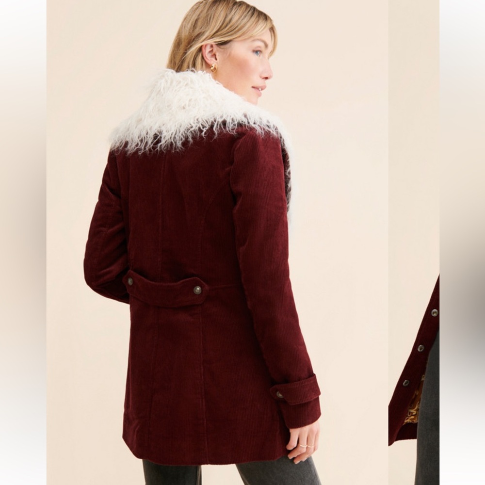 UFT NWT Free People Lady Lane corduroy coat Size Small - Picture 8 of 16